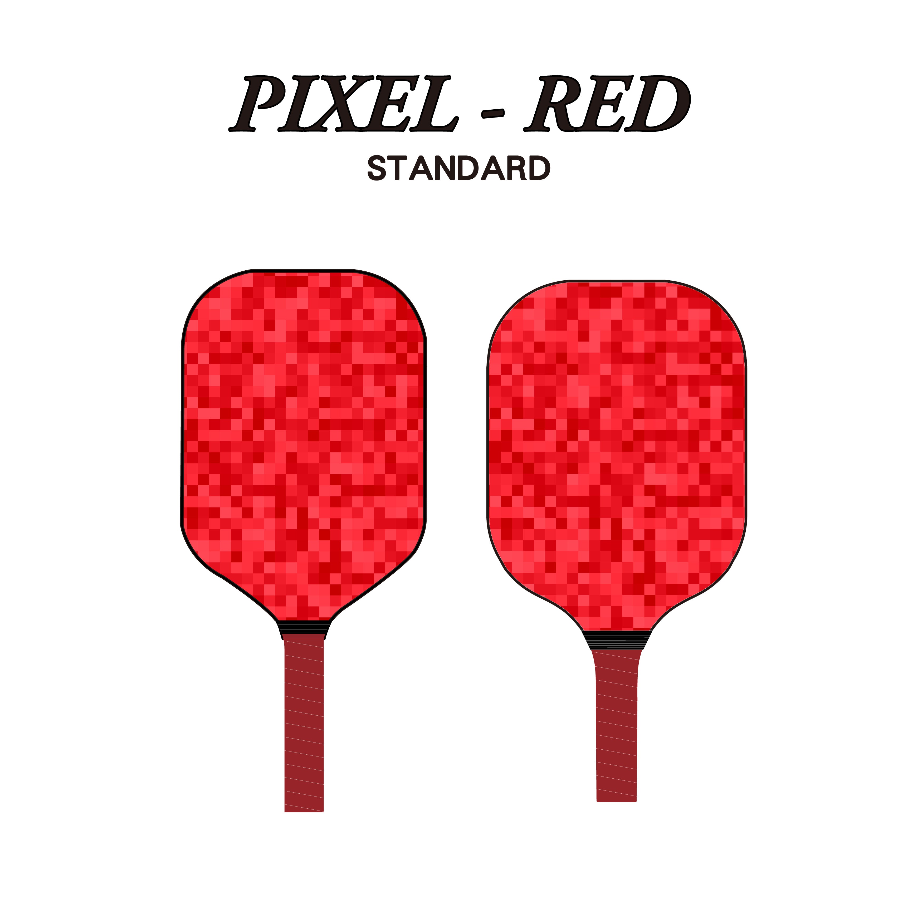匹克球拍 - 成人標準款 - 像素款 紅