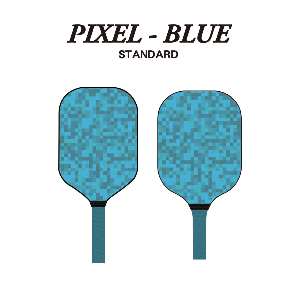 匹克球拍 - 成人標準款 - 像素款 藍